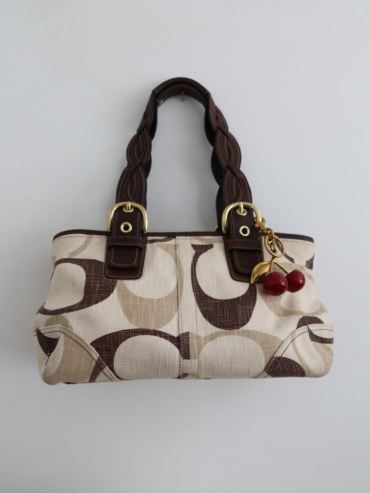 Vintage Coach Monogram Cherry Bag
